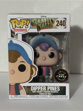 Funko Pop! Disney Gravity Falls Dipper Pines #240 CHASE LE Glow in the Dark